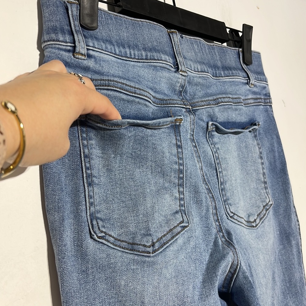 SPANX Light Vintage Wash High Rise Ankle Skinny Jeans Size Medium - Picture 8 of 10
